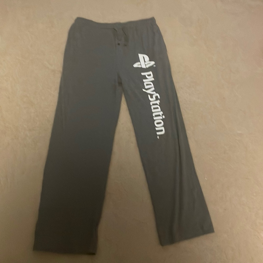 Gray PlayStation Logo Lounge Pants